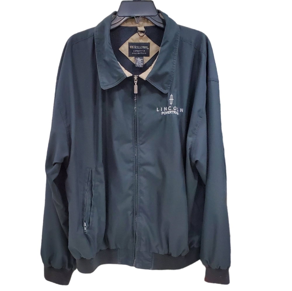 Lincoln Powertrain logo bomber jacket men's XL Holloway Lifestyle Collection